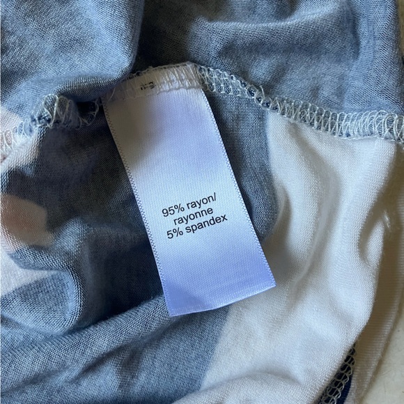 Maurices Striped Knot Front Short Sleeve rayon Tee - Picture 5 of 5